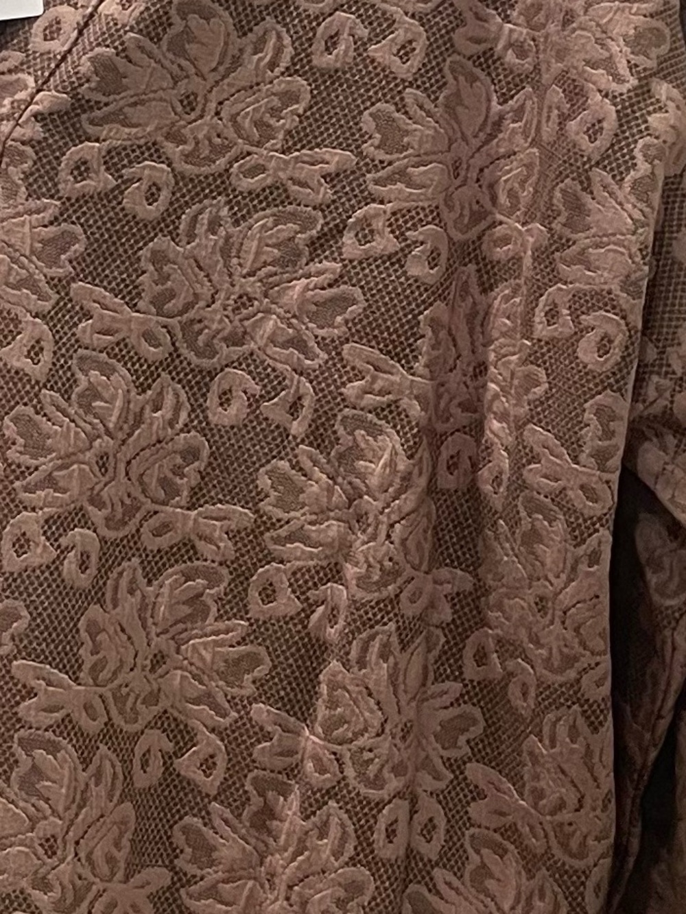 NEW…Bobeau Jacquard Floral Hoodie - Picture 4 of 4